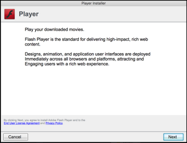 Adobe Flash Player Installer.dmg Virus